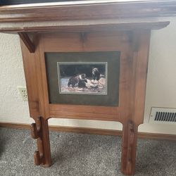 Vintage Wood Gun Rack