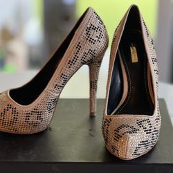 Almost New Report Signature Bling Heels