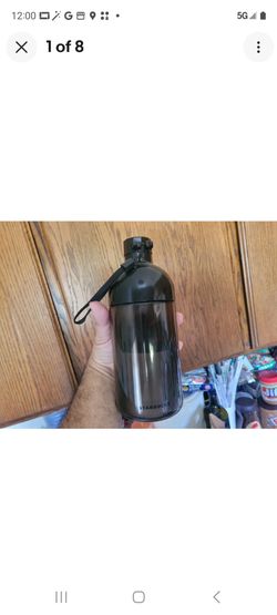 Brand-New Starbucks Coffee Jumbo Plastic Water Bottle With Lanyard 31 Fl. Oz.