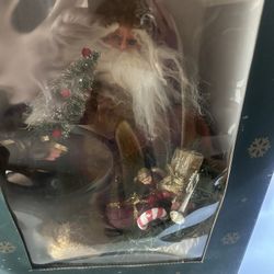 Vintage Singing Santa-Clause . 