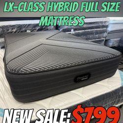 NEW BEAUTYREST BLACK LX-CLASS HYBRID FULL SIZE MATTRESS 
