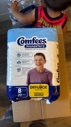 Size 8 diapers Comfees Youngsters
