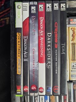 Large Lot of PC and Console Games
