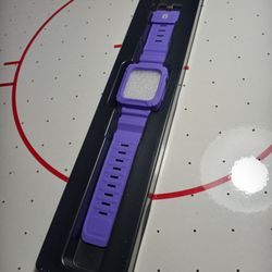 BRAND NEW! Purple Apple Watch Band With Protector Case