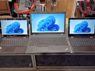 Laptop bundle two touch screens and one regular all three for 375 or best offer