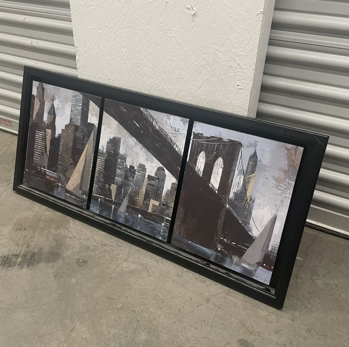 Manhattan Skyline. 17”x37 “