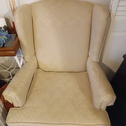 Set Of Two Armchairs Cream Ashley Furniture