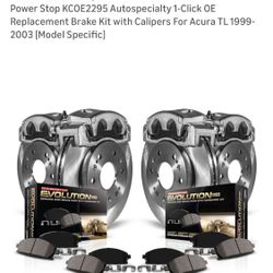Acura TL Calipers, Rotors And Pads 