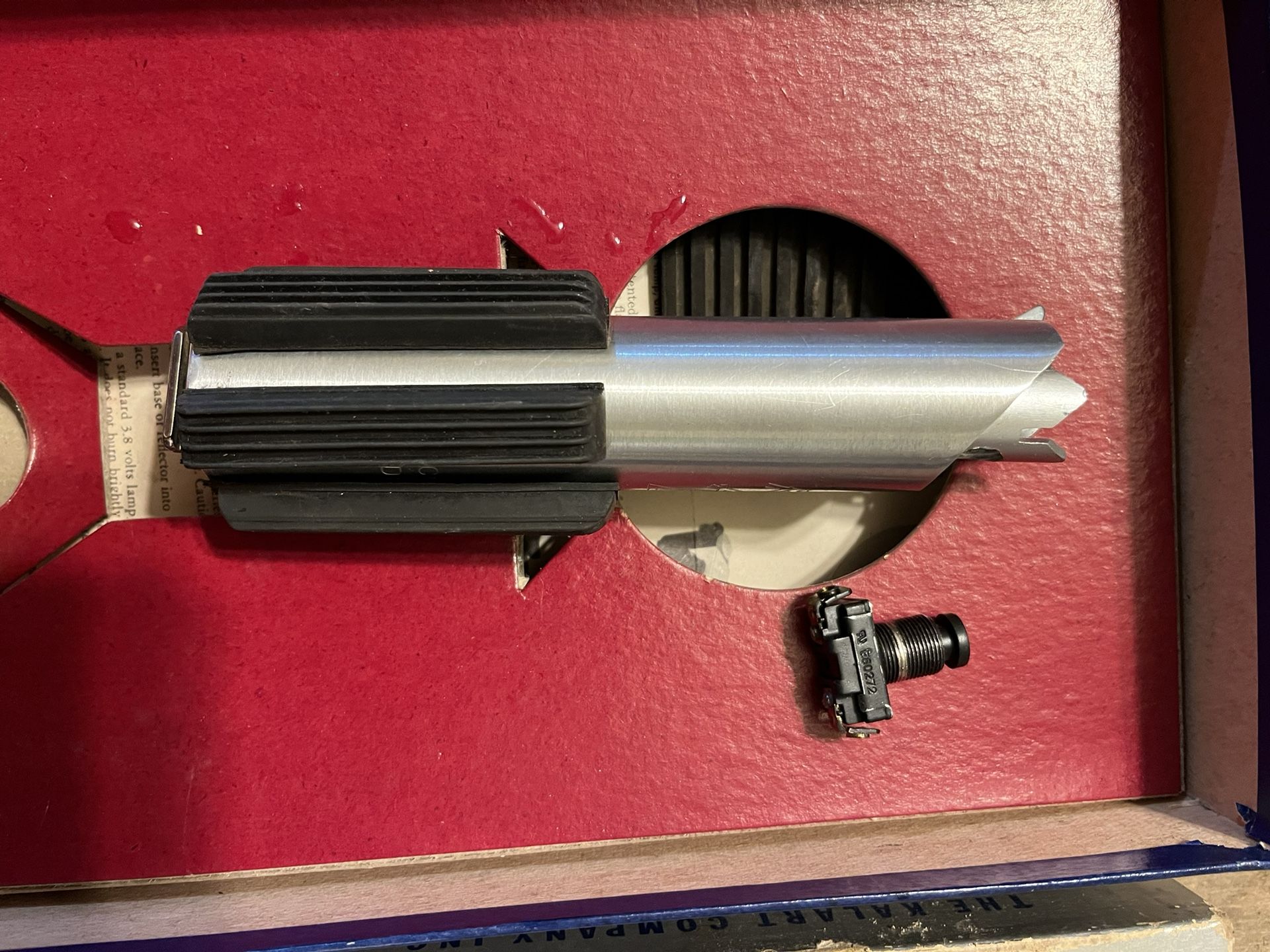 Prop making new Hope light saber kit old camera parts, Star Wars