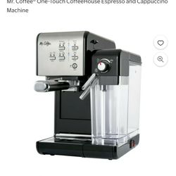MR. Coffee® One-Touch CoffeeHouse Espresso and Cappuccino Machine
