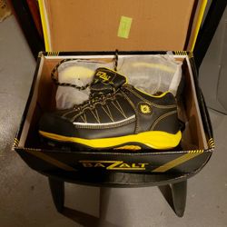 Bazalt YELLOW AND BLACK LEATHER SPORT SHOE