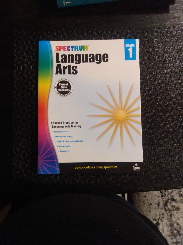 Language Arts First Grade Learning Book