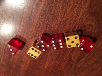 Vintage dice - 6