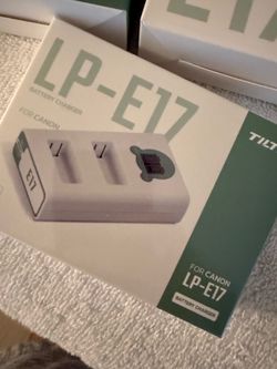 Tita LP-E17 Charging Station Battery Kit (2 Batteries) - Ash Green