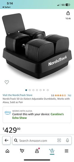 NordicTrack 50lb Dumb Bells