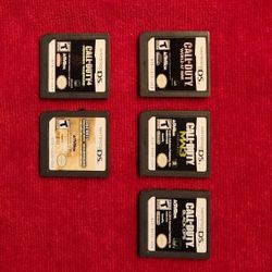 Nintendo DS Games - Call Of Duty/Mario Games