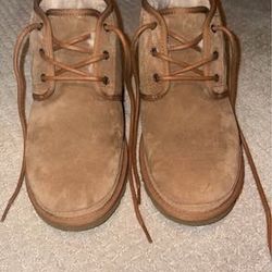 UGG Men’s Neumel Chukka Boots Chestnut Suede Shearling Lined Size 11