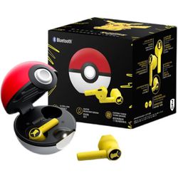 Pokemon Pikachu Earphones Wireless Bluetooth 5.0 Razer Sport Noise Reduction Headphones Touc