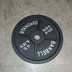 45 Pound Plate 