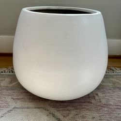 West Elm Large Indoor Planter / Flower Pot - 2 Available