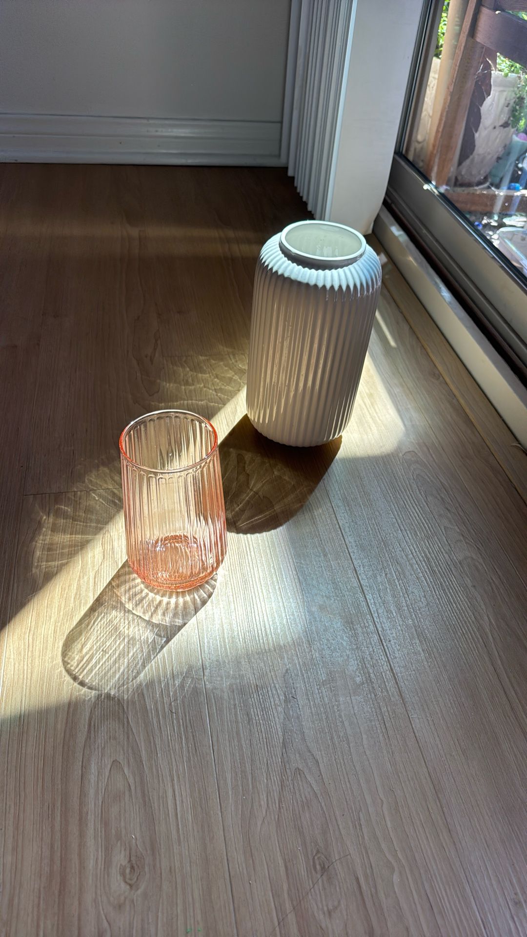 Two IKEA Flower Vases
