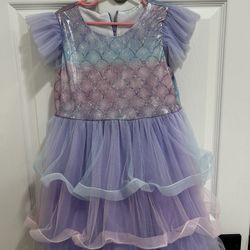 Girls Mermaid Theme Dress