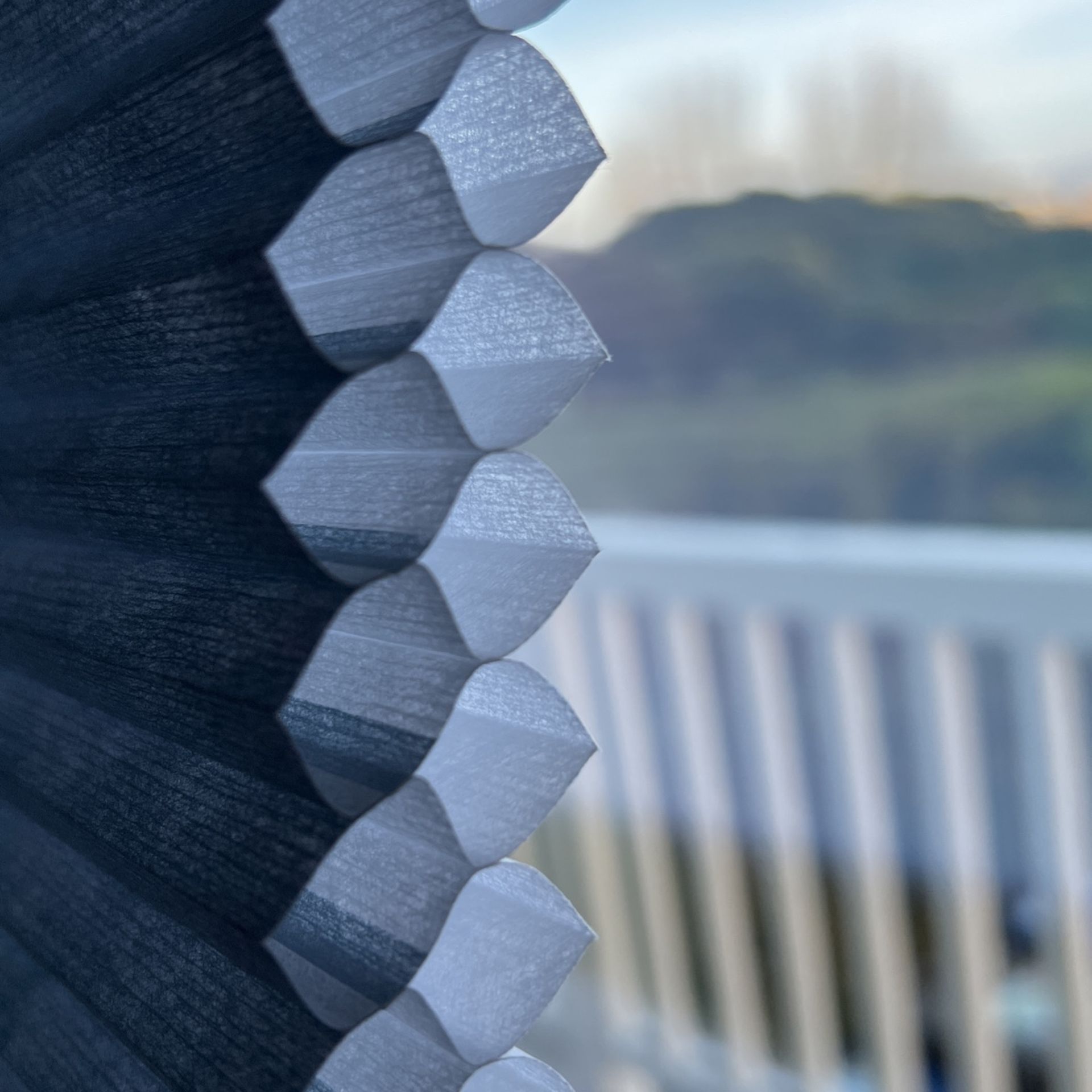 Levelor Electric Cellular Shade 90.25” X 45.5”. Brand New. Inside Or