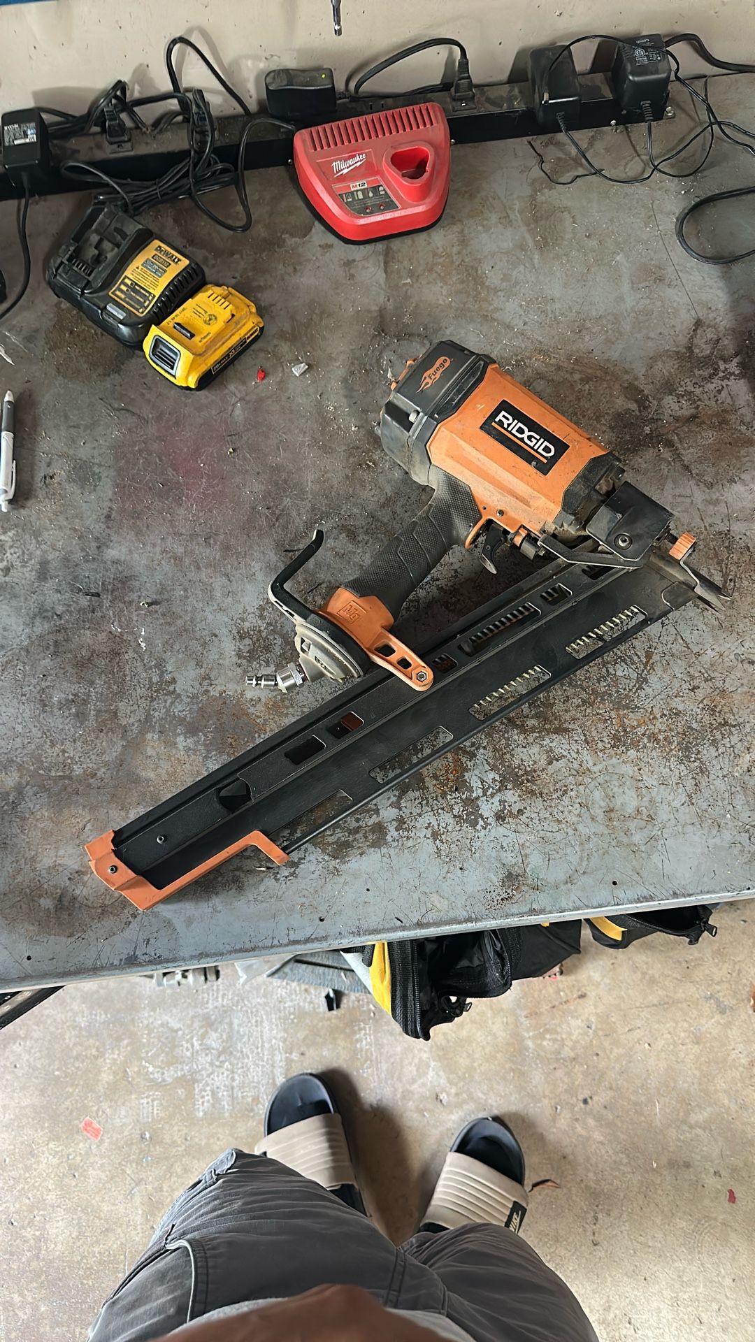 Ridgid framing nail gun