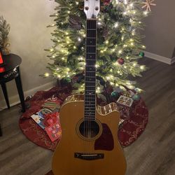 Artwood Ibanez Solid Engelmann Top And African Bobinga Rosewood Back And Sides