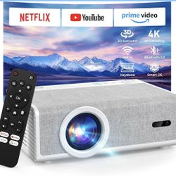 1080P Full HD Projector with WiFi & Bluetooth 
