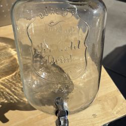 Glass Mason Drink Dispenser-1Gallon 
