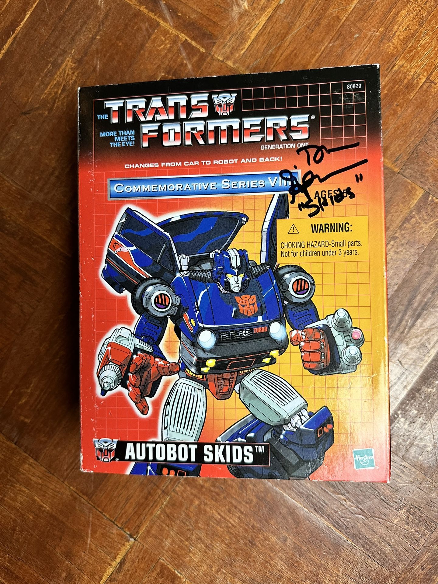 Transformers Autographed Dan Gilvezan Commemorative Series VIII Skids MISB