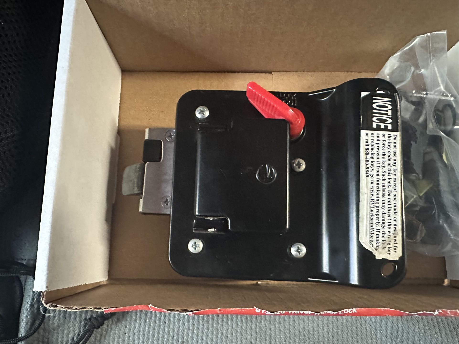 RV Travel Trailer Motorhome Door Lock