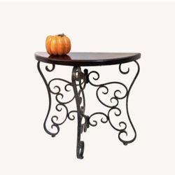 Dark wood console Table 