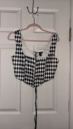 Checkered Windsor Top 