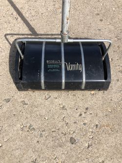 Vintage Bissel Vanity Floor Sweeper With Bisco-Matic Brush Action 