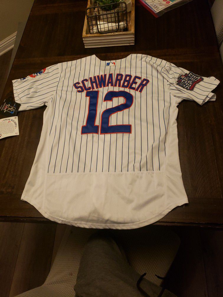  Chicaco Cubs  Kyle Schwarber World Series Year Jersey