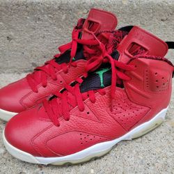 Air Jordan Retro 6 Spizike History Of Jordan Red Off White Size 10  