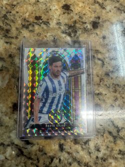 David Silva No.13 Mosaic Stained Glass Card