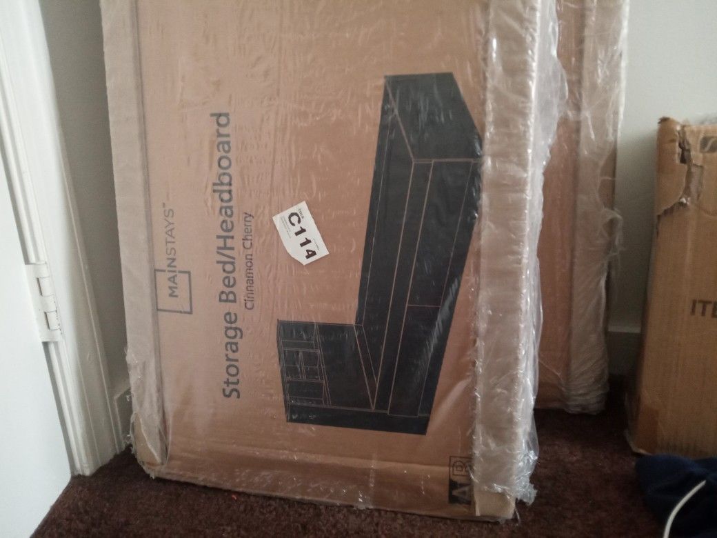 Storage Bed And Headboard