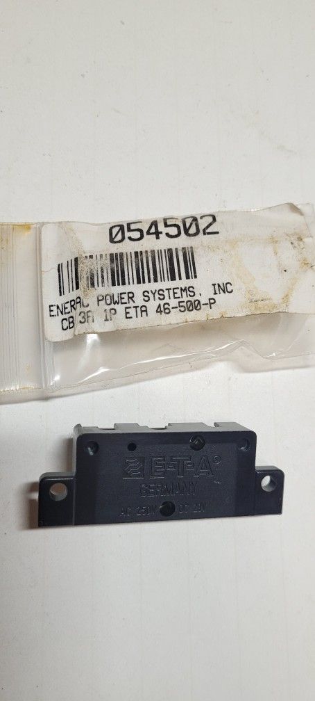 Generac 054502 DPE Breaker 3A 2-6500-P10
