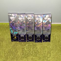 5 Crest 3D White Toothpaste Brilliance Whiter Teeth 3.9oz
