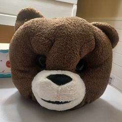 Plush Teddy Bear Costume Mask Head