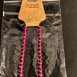 Handmade Seed Bead Necklace