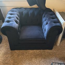 Black velvet Chair