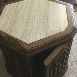 Hexagon End Table