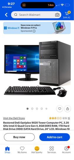 Dell PC Windows 11 9th Gen