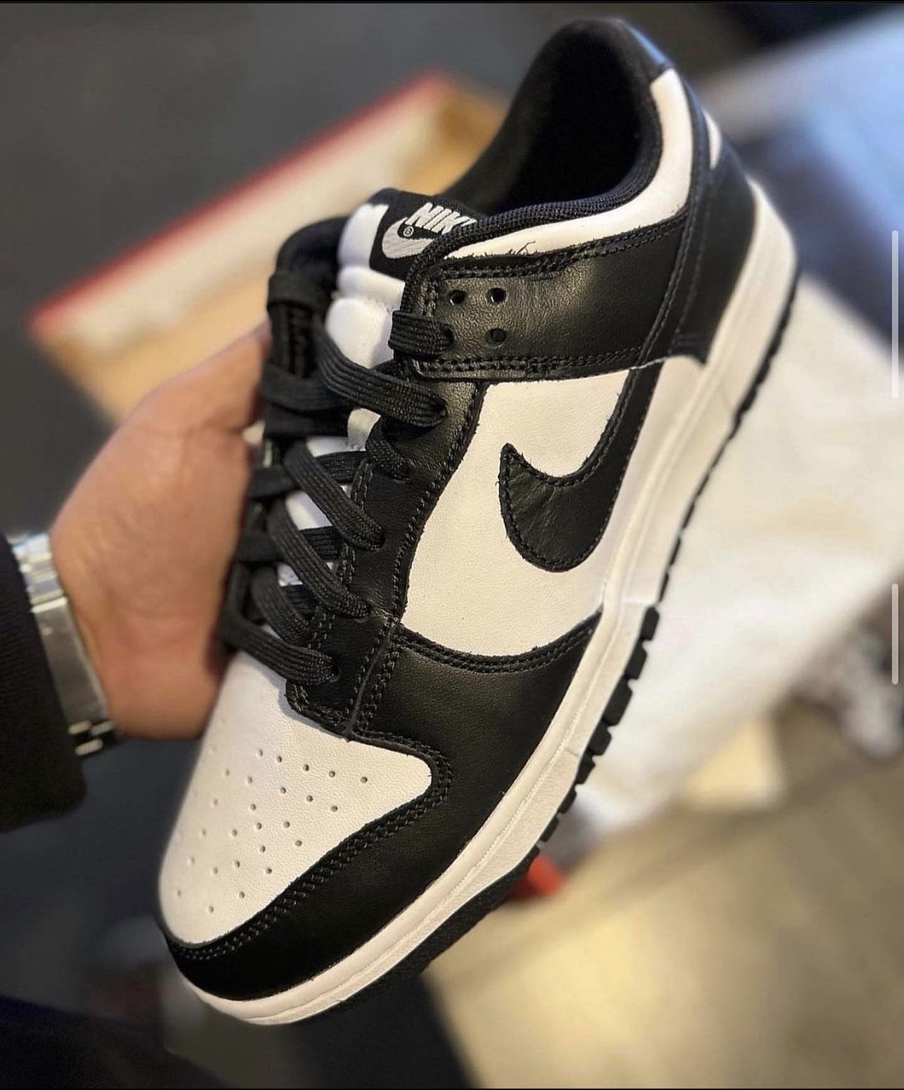 Nike Dunk Low Retro Panda Black Men's