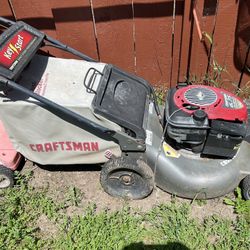 Craftsman Gas And Black & Decker Electric Mowers