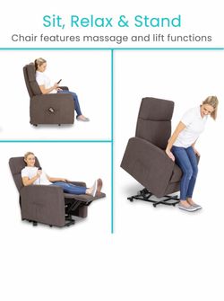 Electric reclining chair that helps you stand up